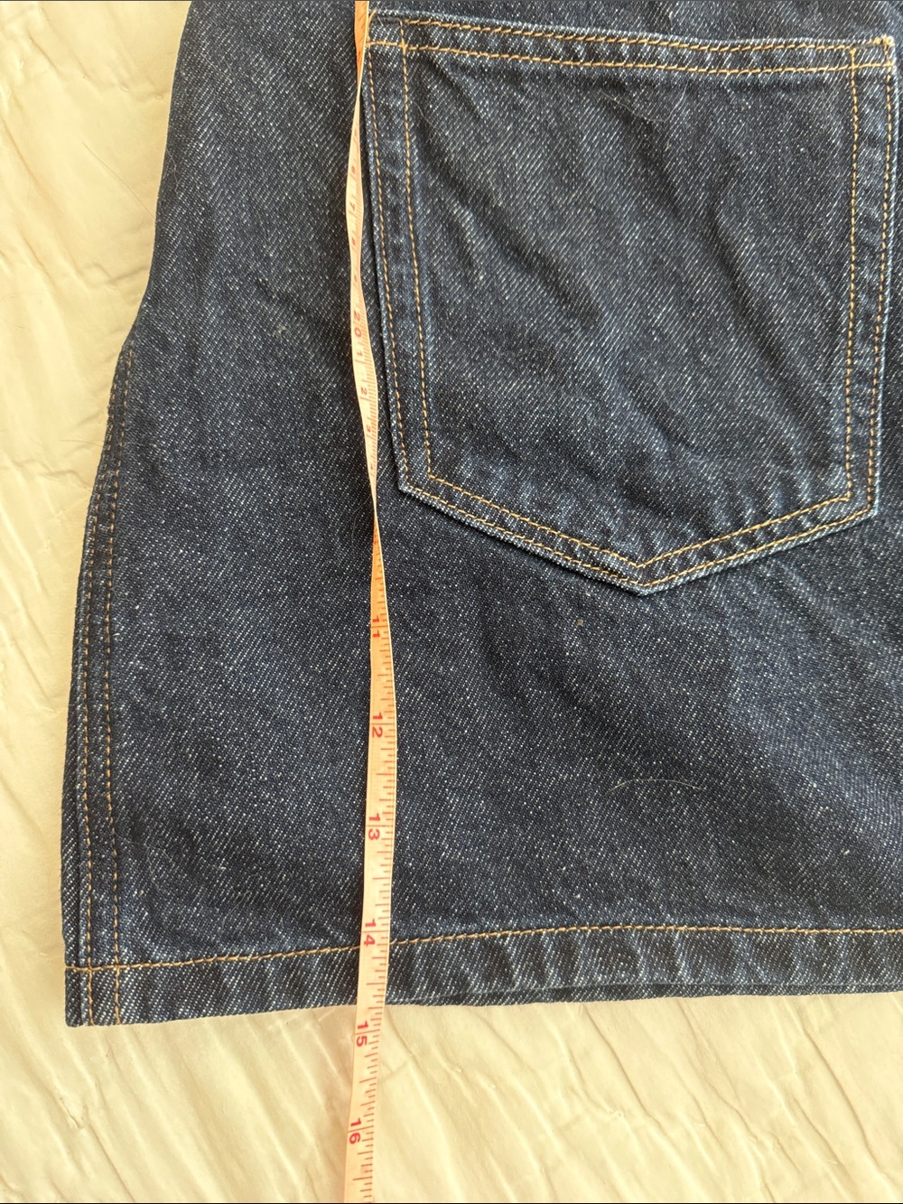 AYR The Tap Jean skirt Sz 28 - Picture 7 of 10